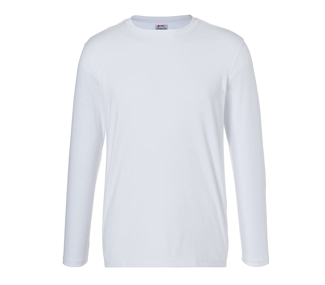 KÜBLER Shirts Longsleeve – Longsleeve Shirt mit Rundhalsausschnitt – 50% Baumwolle, 50% Polyester XL