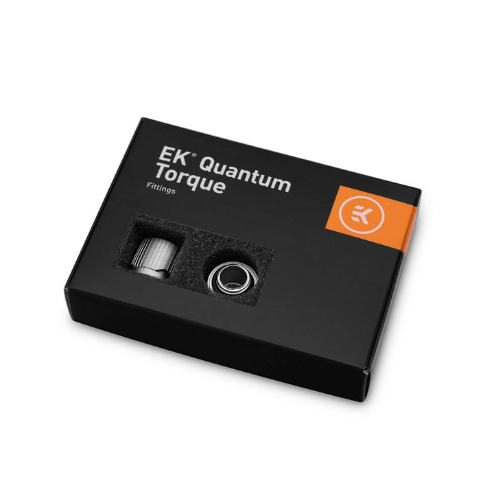 EKWB EK-Quantum Torque 6-Pack STC 10/16 - Satin Titanium Verbindung, silber, 6er 16/10mm 6 Pack Sati