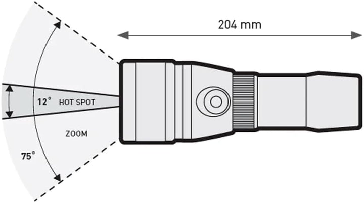 Mares EOS 15LRZ, Tauchlampe mit 1580 Lumen, Aluminium