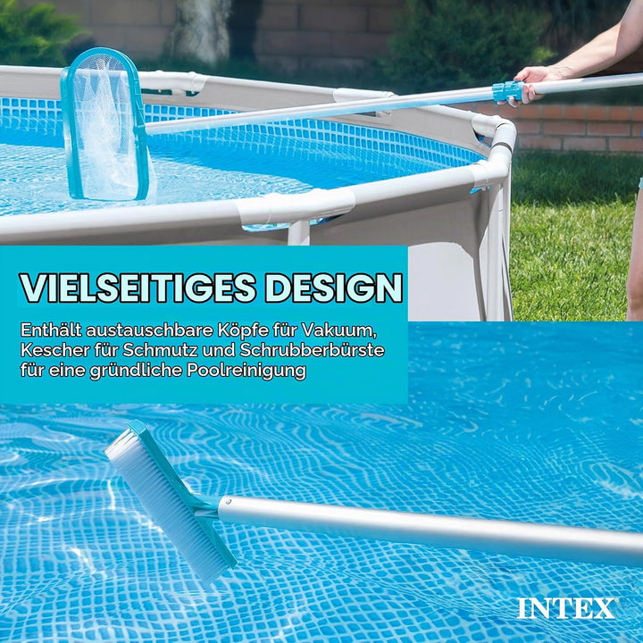 Intex Deluxe Pool Maintenance Kit - Poolzubehör - Pool Reinigungsset - 5-teilig