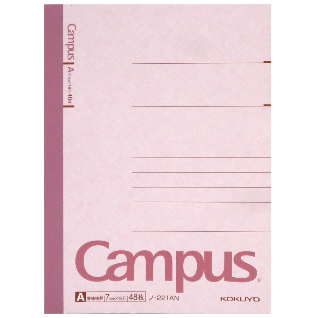Kokuyo Campus A6 Ruled Notebook dusky-pink
