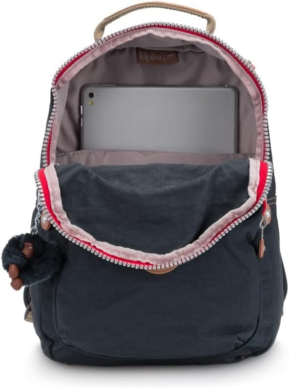 Kipling CLAS SEOUL S, Rucksack mit Fach für Tablet 13", 34.5 cm, 10 L, 0.48 kg, True Navy Combo, Tru