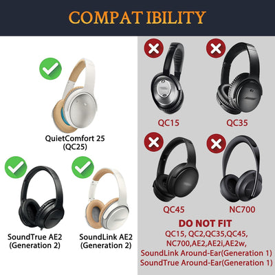 SOULWIT Ersatz Kopfband Headband für Bose QuietComfort 25(QC25)/SoundLink Around-Ear II(SoundLink AE