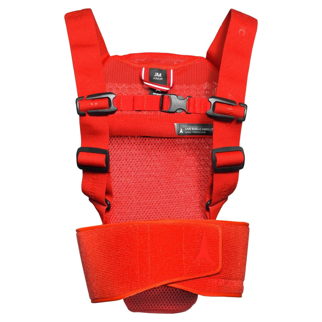 ATOMIC Live Shield JR I Kinder-Protektorenweste mit 3-lagigem Multi Density Schaum für maximalen Sch