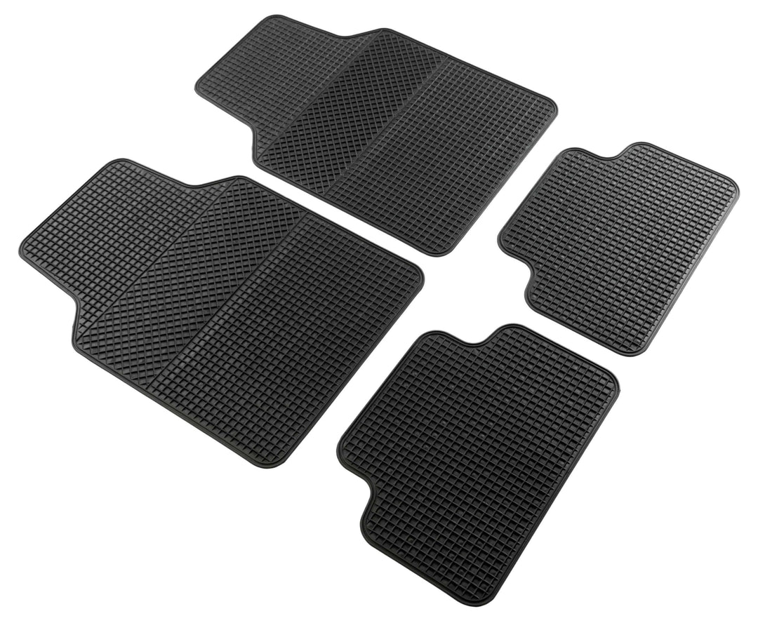 Walser Universal Auto-Gummimatten-Set EVO, Automatten 4-teilig zuschneidbar, Universal Fussraummatte