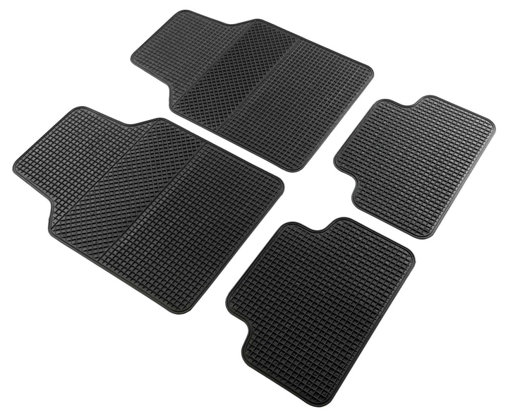 Walser Universal Auto-Gummimatten-Set EVO, Automatten 4-teilig zuschneidbar, Universal Fussraummatte
