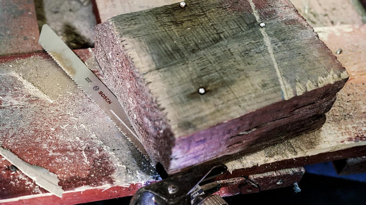 Bosch 5x PRO Pallet S725VFR Repair Säbelsägeblatt (für Stahl, Holz mit Nägeln, Länge 190 mm, Profess