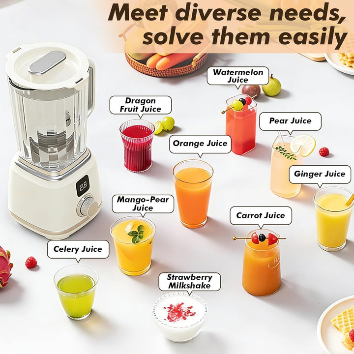 Smoothie Maker, 600 ml Tragbarer Mini Mixer Smoothie Maker to go mit 10 Rostfreien Klingen& Digitala
