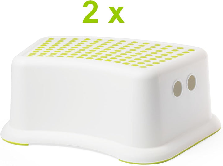 2 x Ikea Kinder Schemel / Stufe mit rutschfest FÖRSIKTIG