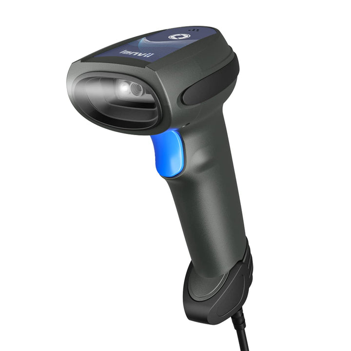 LENVII Handheld 2D QR Barcode Scanner,Kabelgebundener 1D-CCD-Barcode-Leser, unterstützt das Scannen