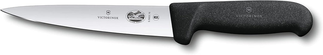 Victorinox Fibrox Kochmesser, Stechmesser, Extra Scharfe Klinge, Rostfreier Stahl, Spülmaschinengeei