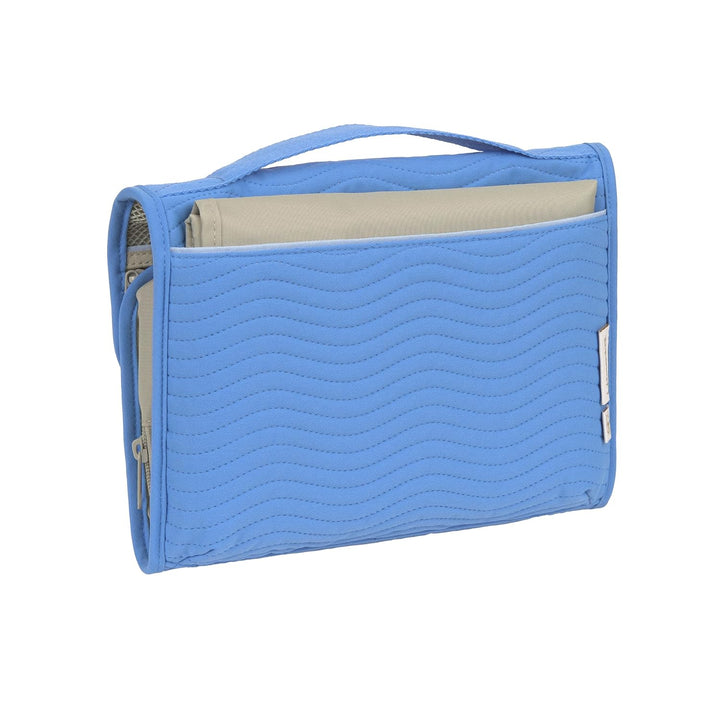 LÄSSIG Windeltasche XL mit Wickelunterlage für unterwegs Blue | Wickelorganizer, Baby Wickeltasche,