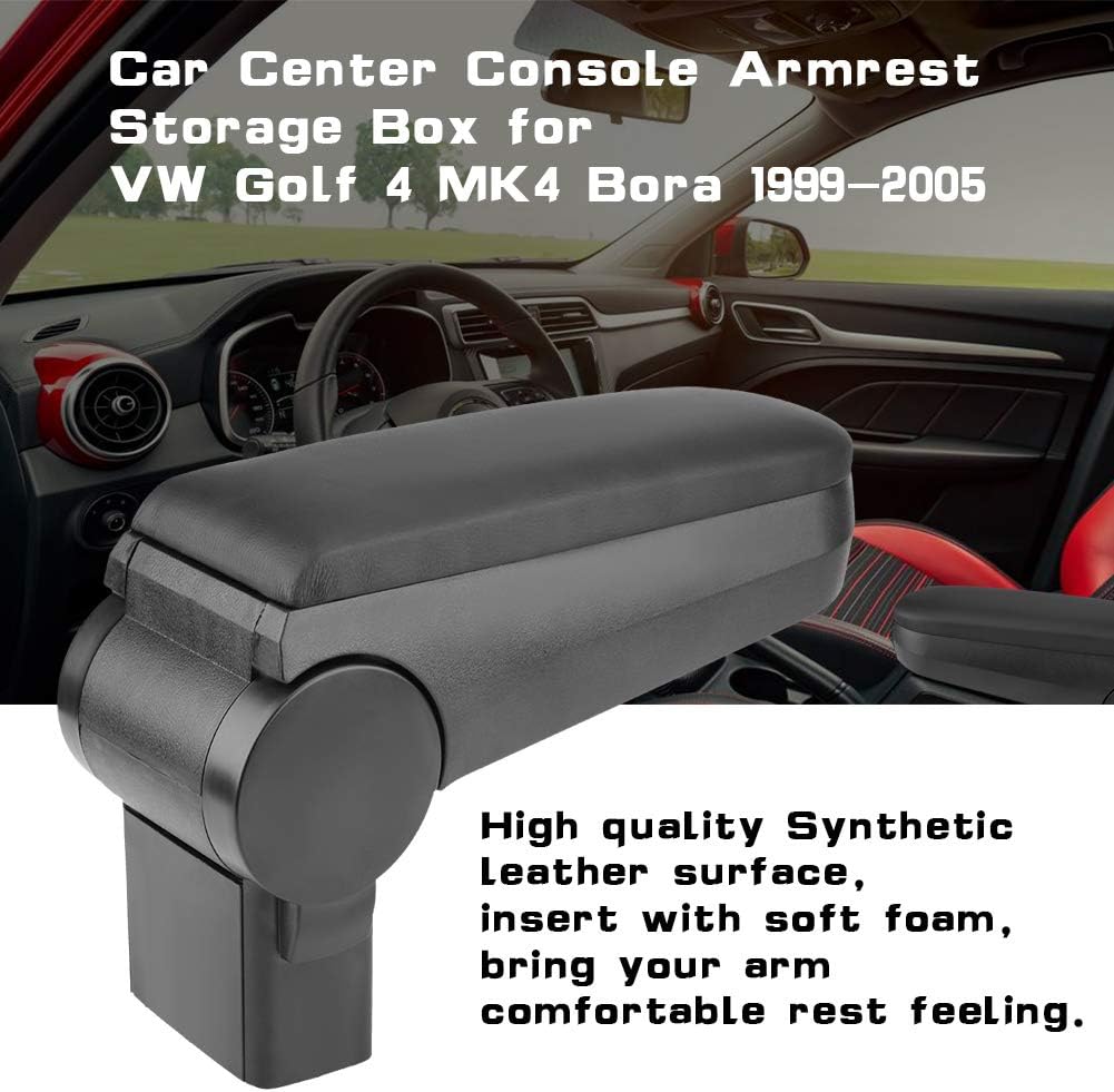 KIMISS Car Center Konsole Armlehne Aufbewahrungsbox Grosser Platz
