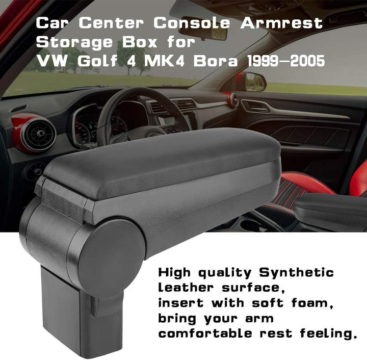 KIMISS Car Center Konsole Armlehne Aufbewahrungsbox Grosser Platz