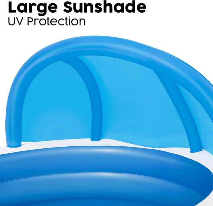 Bestway Family Pool, Summer Days, 241 x 241 x 140 cm, Summer Days