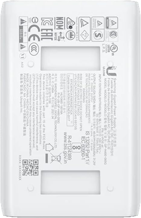 Kompakter PoE+ Injektor, der 30 W Leistung für Ihre Ubiquiti-Zugangspunkte und Kameras liefert