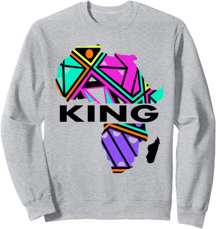 African Black King Men Clothing Art Sweatshirt