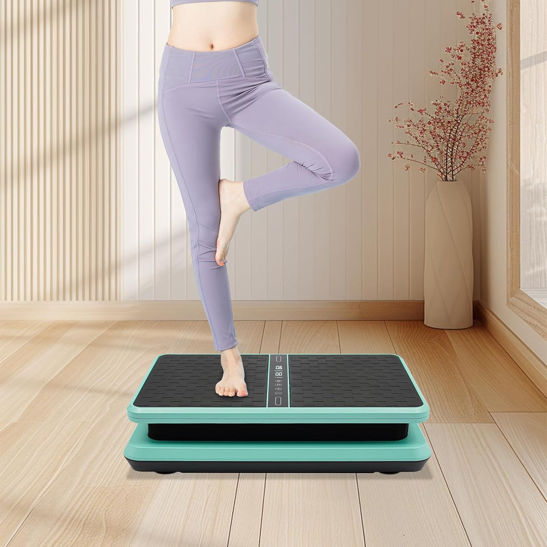 99 Geschwindigkeitsstufen + Fernbedienung Rüttelplatte Vibrationsplatte Für Frauen Vibration Plate S