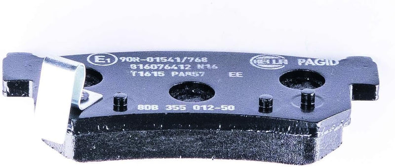 HELLA PAGID 8DB 355 012-501 Bremsbelagsatz - T1615 - Dicke/Stärke: 15mm - Bremssystem: Mando - mit a