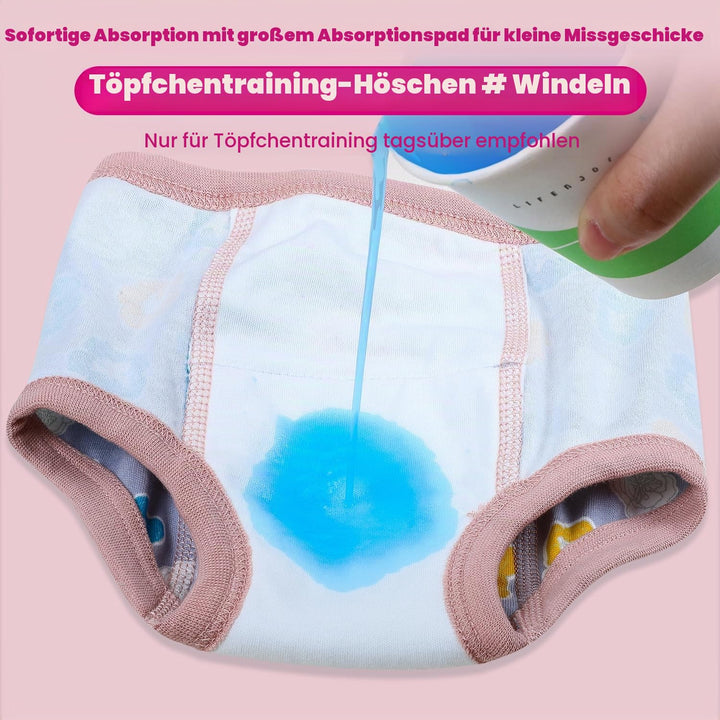 MOEMOE BABY Töpfchen Trainingshose, 10 Stück Baumwolle Töpfchen Trainingshose Kinder Trainer Töpfche