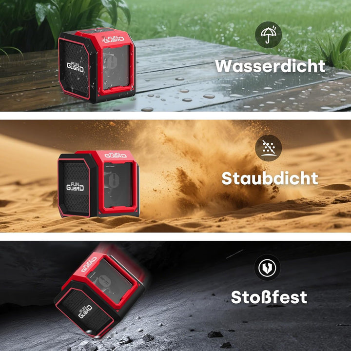 Laser Wasserwaage, Roter 20M Kreuzlinienlaser mit Selbstnivellierung, Linienlaser Vertikale und Hori