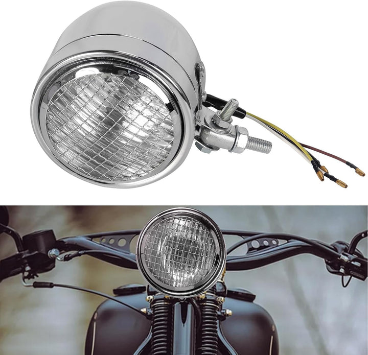 Motorradscheinwerfer – Lampe mit hoher Sichtbarkeit mit Gehäuse | Leuchtmittel für Motorradscheinwer