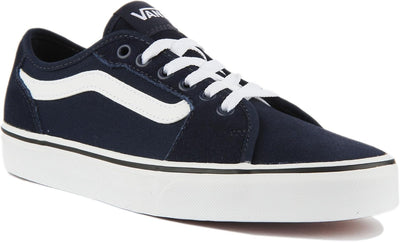 Vans Herren Filmore Decon Seasonal Sneaker 44 EU Suede Canvas Dress Blues White, 44 EU Suede Canvas