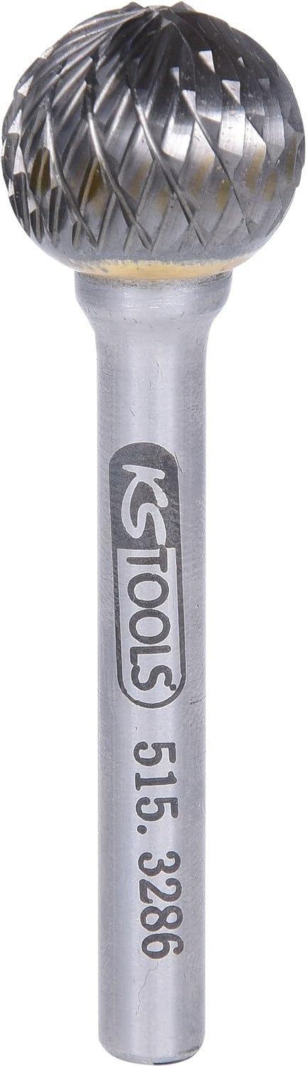 KS Tools 515.3286 HM Kugel-Frässtift Form D, 16mm 16 mm, 16 mm