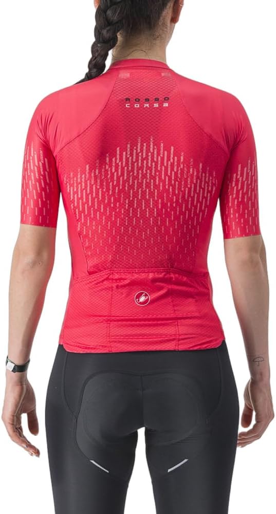 CASTELLI Damen Aero Pro W Jersey T-Shirt L Hibiskus, L Hibiskus