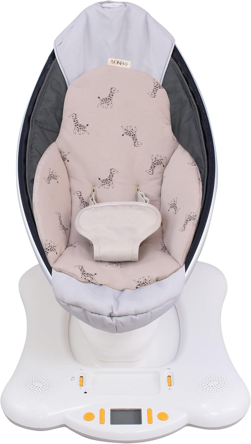 JYOKO Kids Sitzverkleinerer Kissen für Babywippe Hängematte, aus Baumwolle kompatibel mit Mamaroo 4m