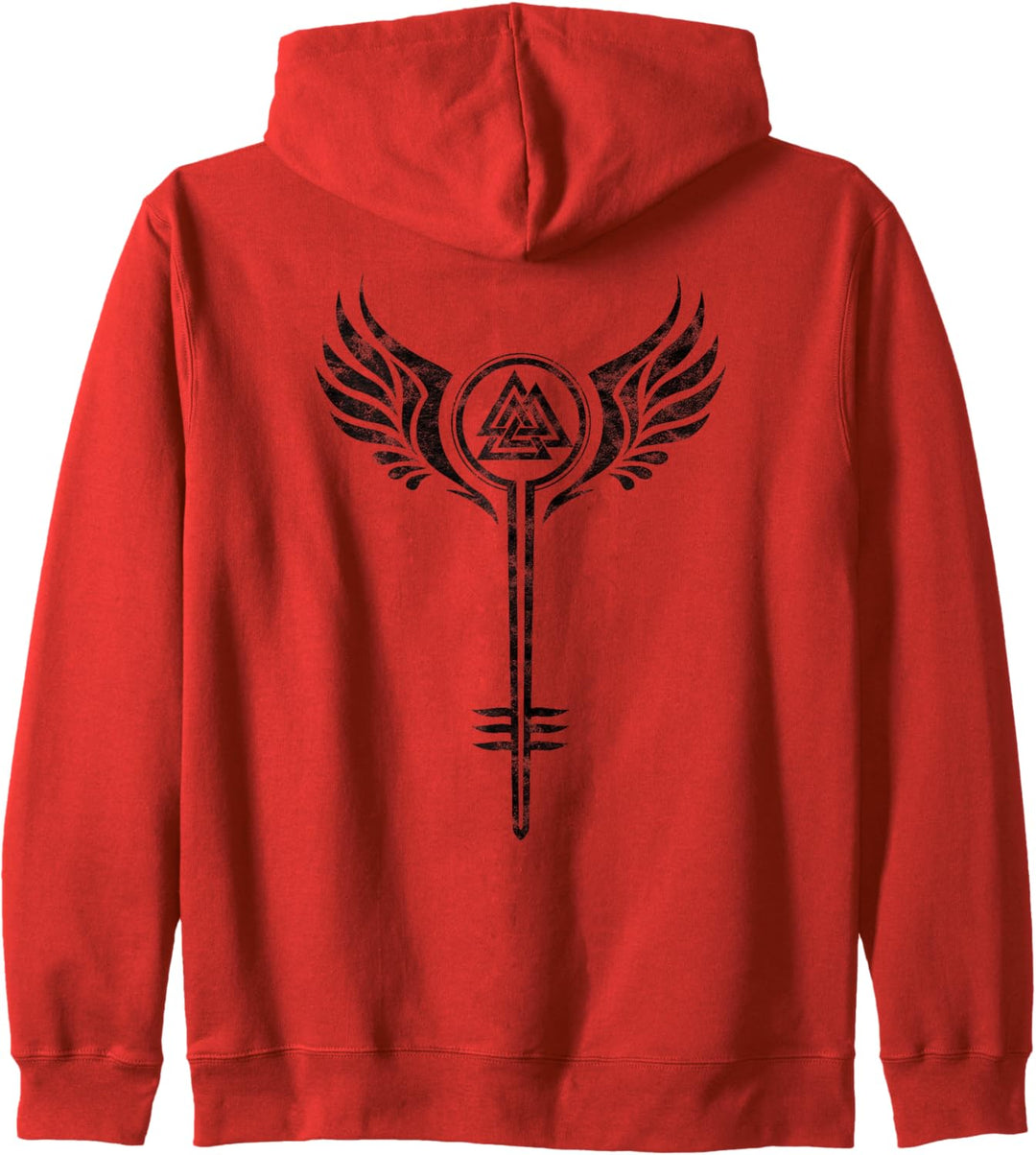 Walküre Schildmaid Symbol Valknut Wikinger Odin Viking Kapuzenjacke