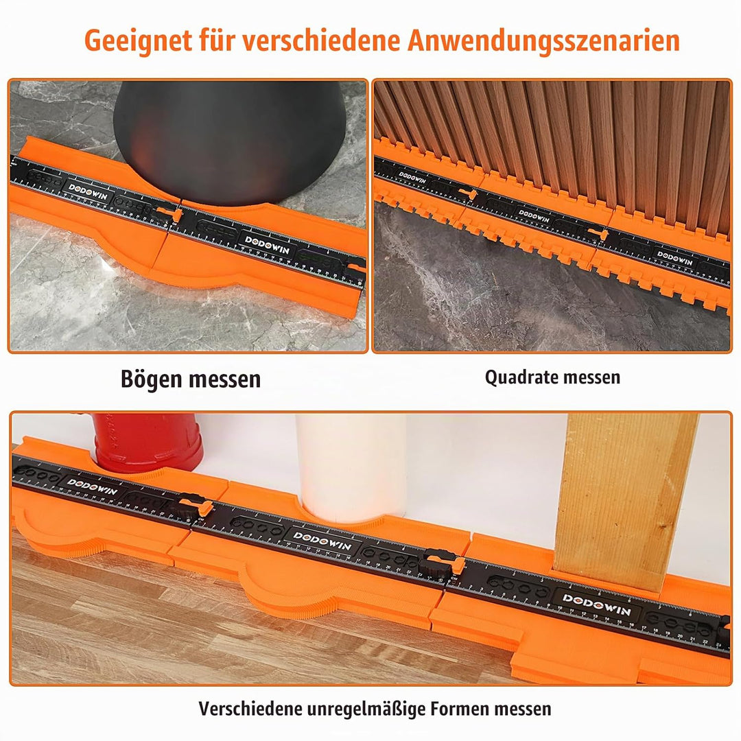 DODOWIN Konturenlehre 25cm Unbegrenzt Verbindbare, Weihnachtsgeschenke für Männer Vater, Konturenleh