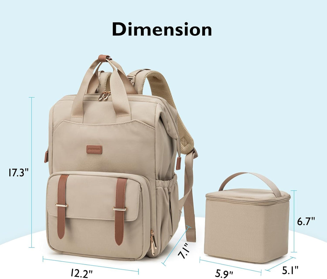 mommore Wickelrucksack, Milchpumpenrucksack für Medela Spectra S1, S2, Milchpumpenrucksack für beruf