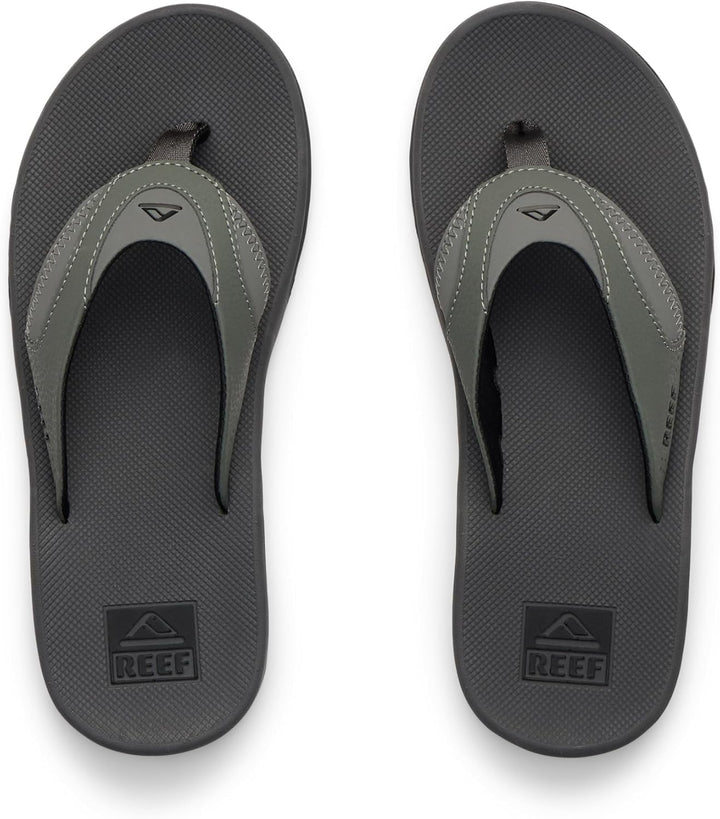 Reef Herren Fanning Zehentrenner 35 EU Grau Grau Schwarz, 35 EU Grau Grau Schwarz