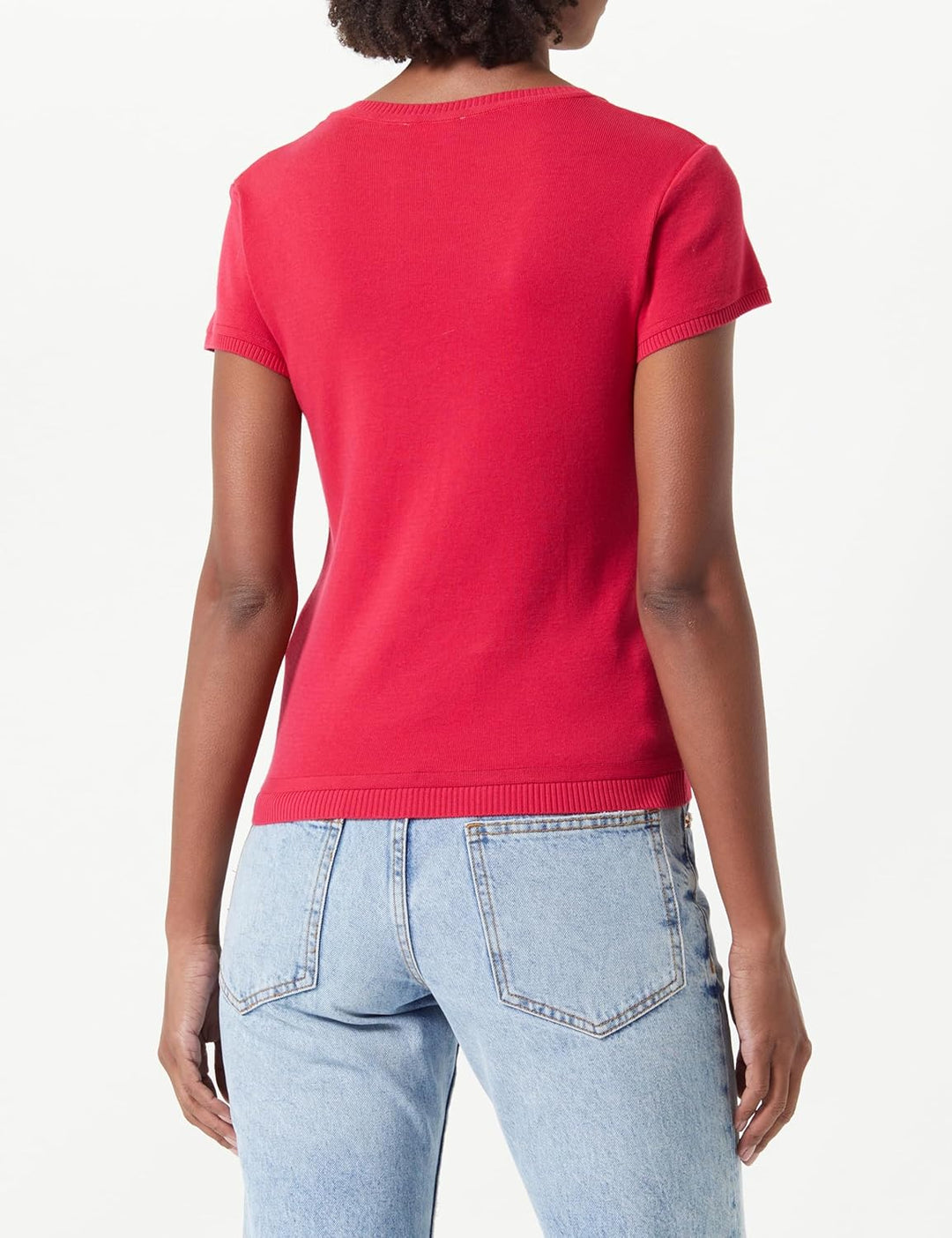 United Colors of Benetton Pullover Damen S Dunkelrot 19d, S Dunkelrot 19d