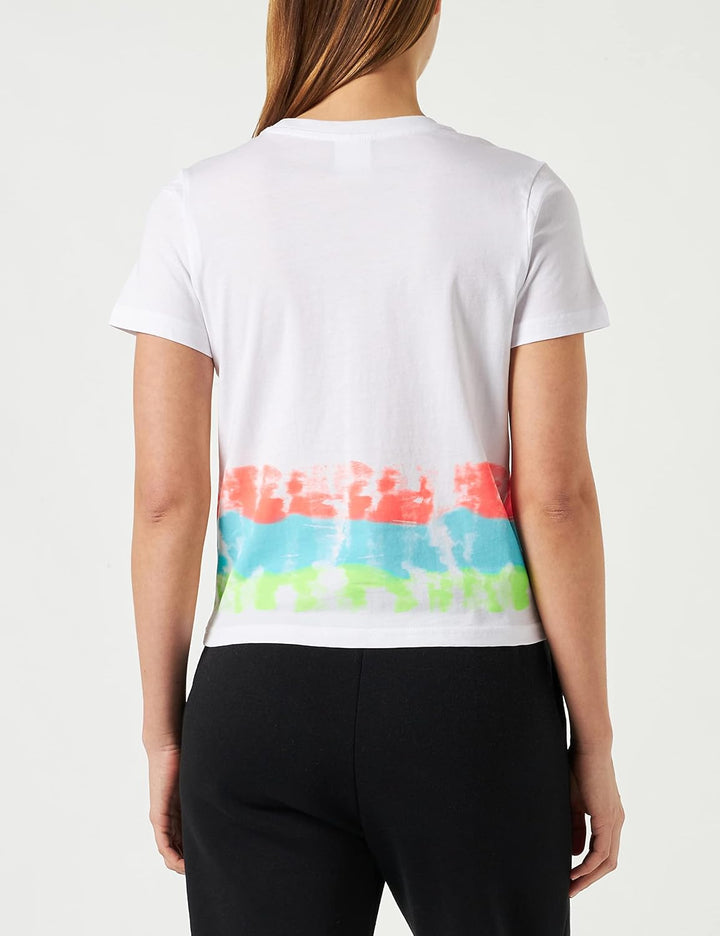 Champion Damen Legacy Color Ground Croptop S/S T-Shirt M Weiss, M Weiss