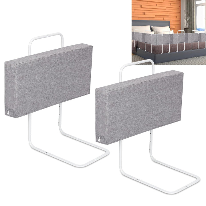 Ansobea 60x28cm Bettgitter Rausfallschutz Babybettgitter, Kinderbettgitter 5-Loch Höhenverstellbar,
