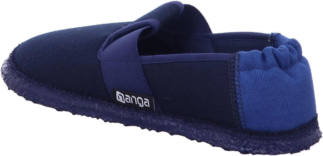 Nanga Unisex Kinder Klette Hausschuhe 25 EU Blau, 25 EU Blau