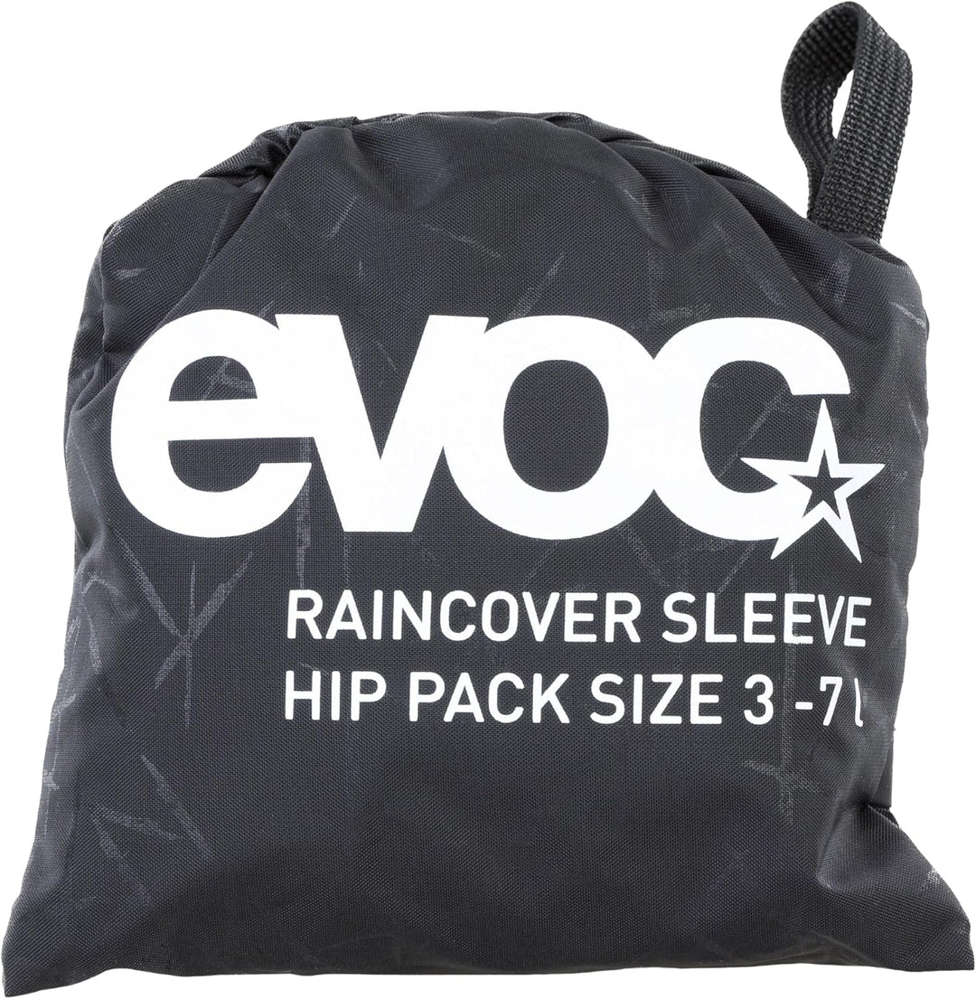 EVOC RAINCOVER SLEEVE HIP PACK Regenschutz Regenjacke für 3-7 Liter Hüfttaschen für Outdoor-Aktivitä