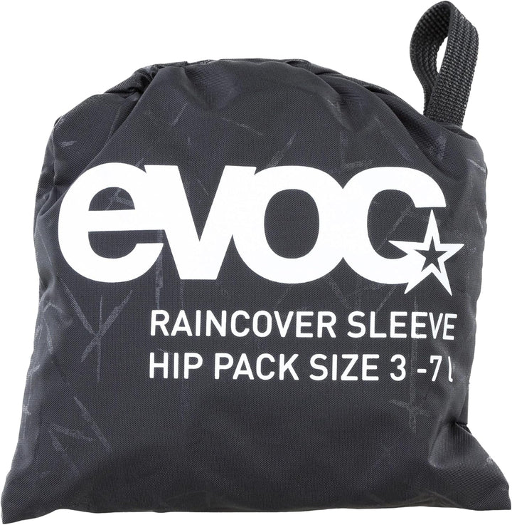 EVOC RAINCOVER SLEEVE HIP PACK Regenschutz Regenjacke für 3-7 Liter Hüfttaschen für Outdoor-Aktivitä