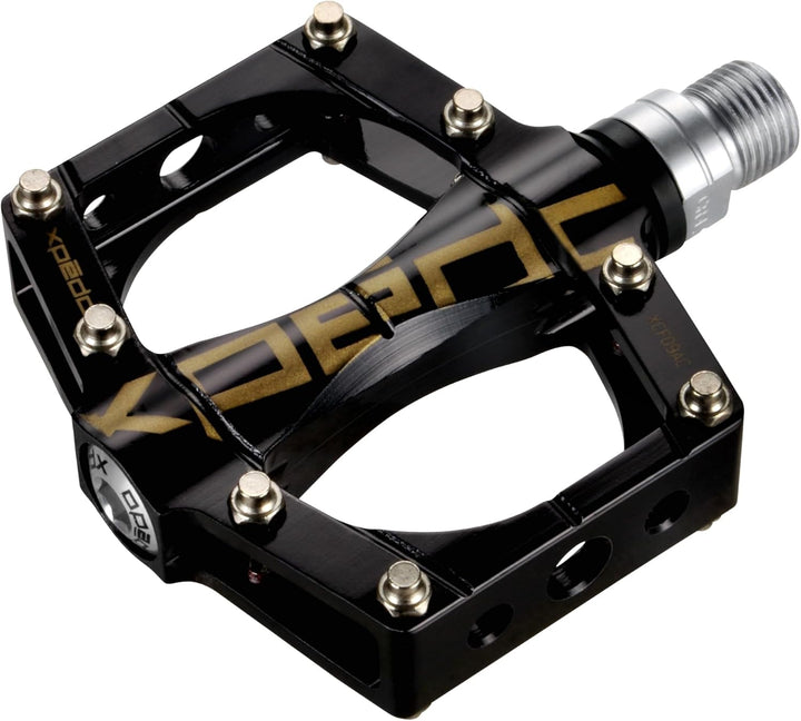 Xpedo Traverse 9 // Plattform-Pedal Schwarz, Schwarz