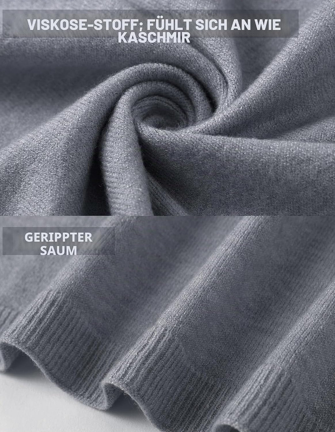 PULI Damen Schal Poncho Decke Cape Cardigan Kaschmir/Kaschmir Wickelschal Geschenk für Mutter Einhei