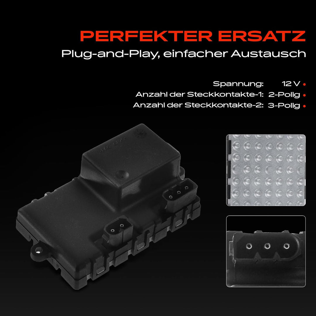 Frankberg Gebläseregler Wiederstand Innenraumgebläse Kompatibel mit 5er E60 5er Touring E61 6er E63