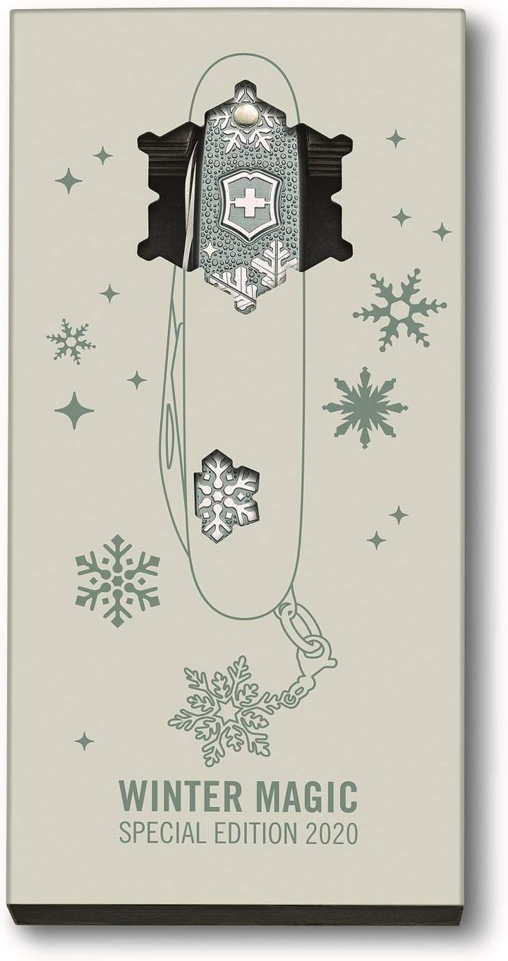 Victorinox Taschenmesser Pioneer X Winter Magic, 93mm, 2020 Special Edition, Blau-grau
