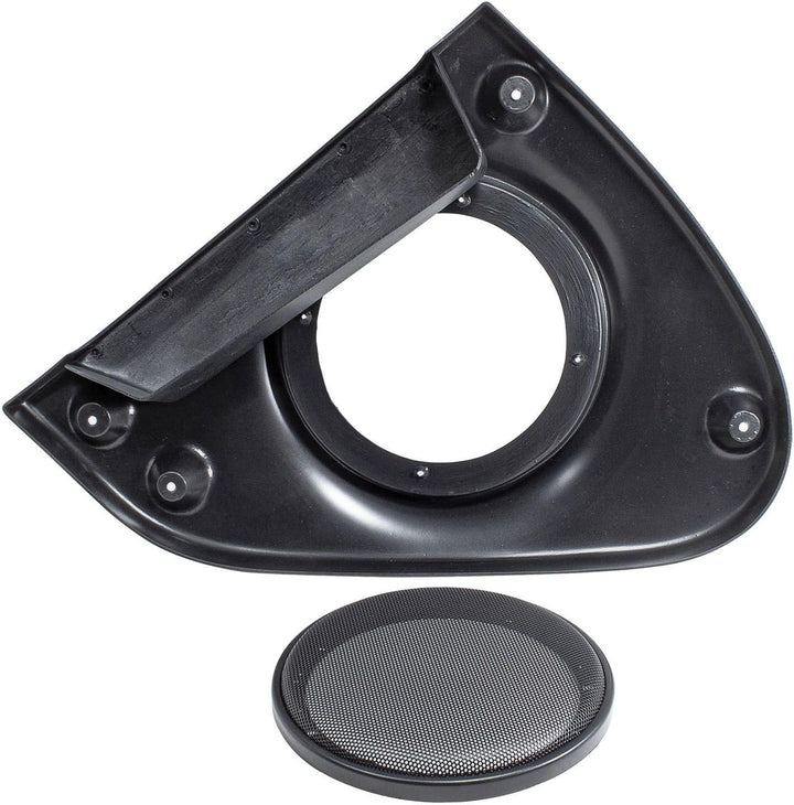 tomzz Audio 2851-000 Lautsprecherringe Adapter Doorboard kompatibel mit Smart Fortwo Typ 450 Front f