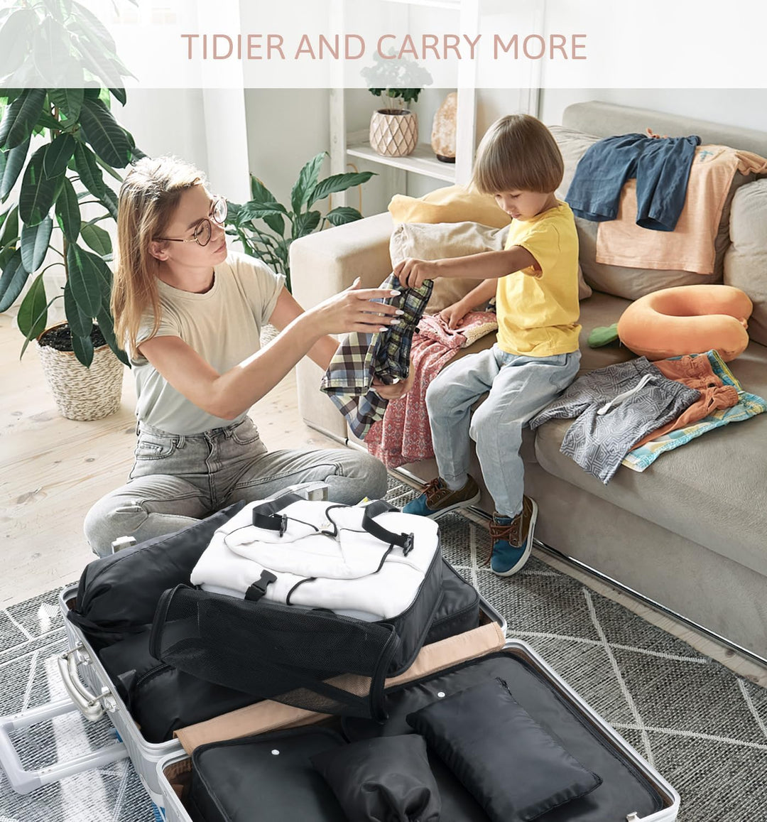 Meowoo 8-teilig Koffer Organizer Set, Packing Cubes, Packwürfel für Urlaub & Business, Reise Organiz