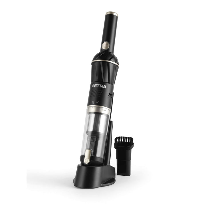 Petra 11,1V Kabelloser Handstaubsauger – mit Ladestation, leicht, kompakt, 100ml Staubbehälter, Auto
