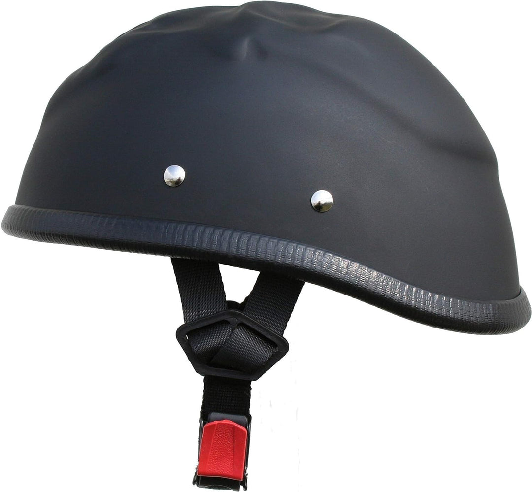 Chopperhelm Skull / Schädel 3D matt Schwarz Grösse: S 55/56cm B-Ware mit Kratzern, S 55/56cm