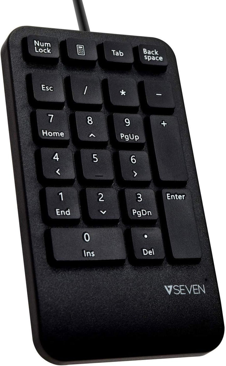 V7 KP400-1N USB Numeric Keypad Wired Keypad Universal, Wired Keypad Universal