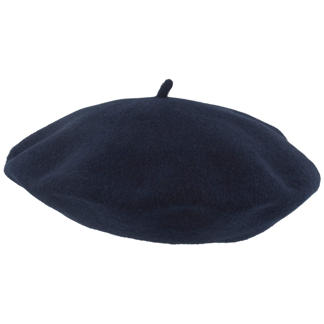 Breiter Damen Baskenmütze, Damenmütze, Wollmütze, One Size aus 100% Wolle, Woolmark® Einheitsgrösse
